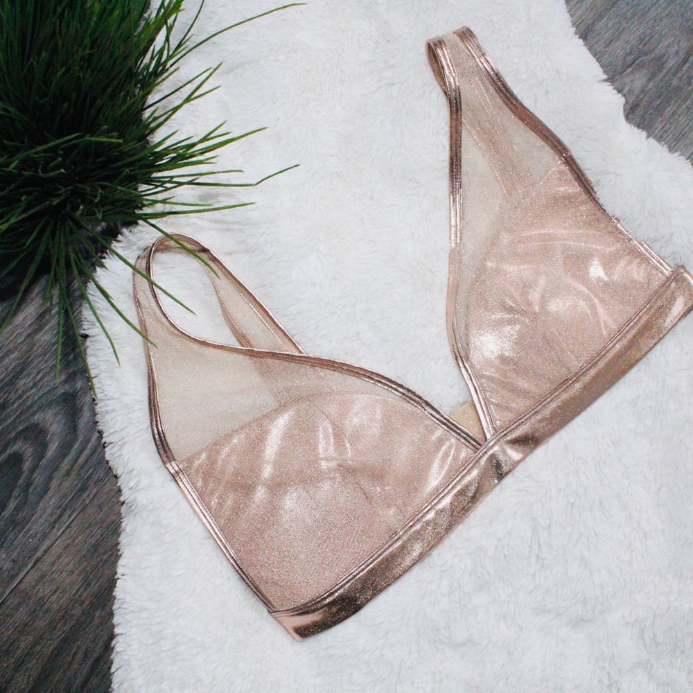 •CYNTHIA R• Festival Metallic Shimmer Bra